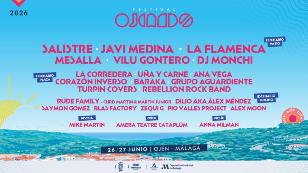 Salistre, Javi Medina, La Corredera y Uña y Carne encabezan el cartel de Ojeando 2026