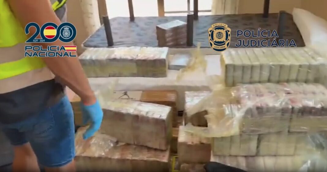 Una operación en Torremolinos y Marbella interviene 3.300 kilos de cocaína