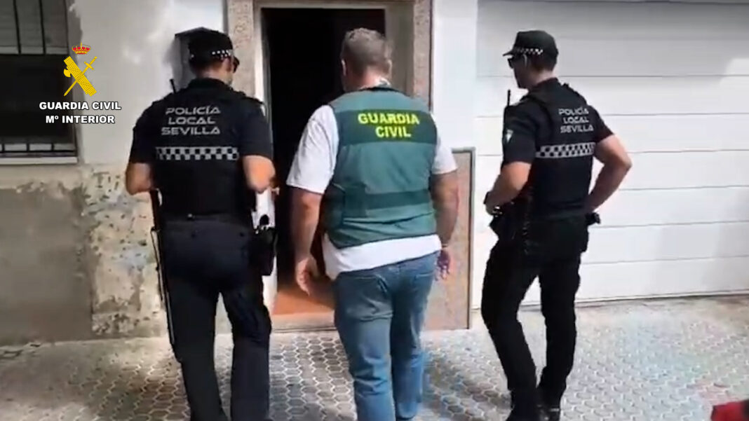 La Guardia Civil desarticula en Sevilla una red de trata con fines de explotación sexual