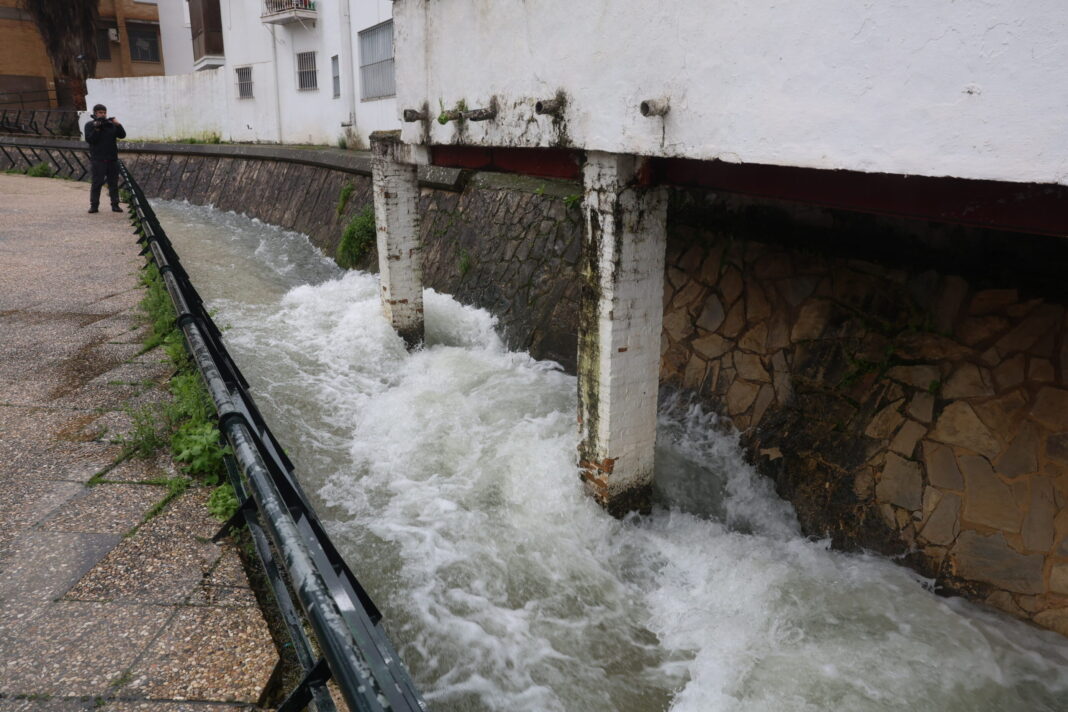 Técnicos analizan el riesgo de inundaciones en la Sierra de Grazalema el 29 de octubre
